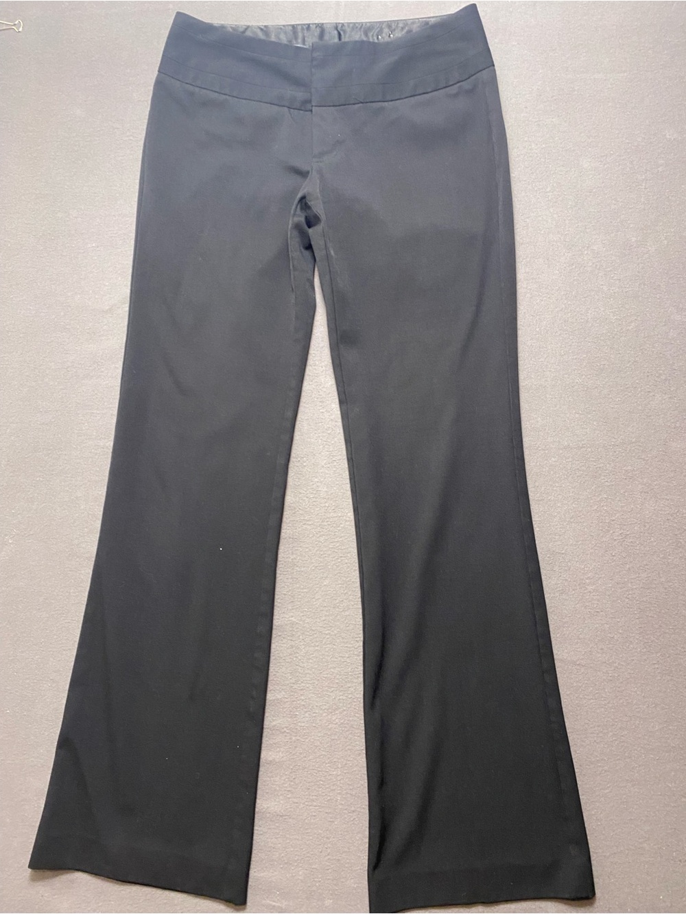 Maurices Black Boot Cut Dress Pants 3/4 Long